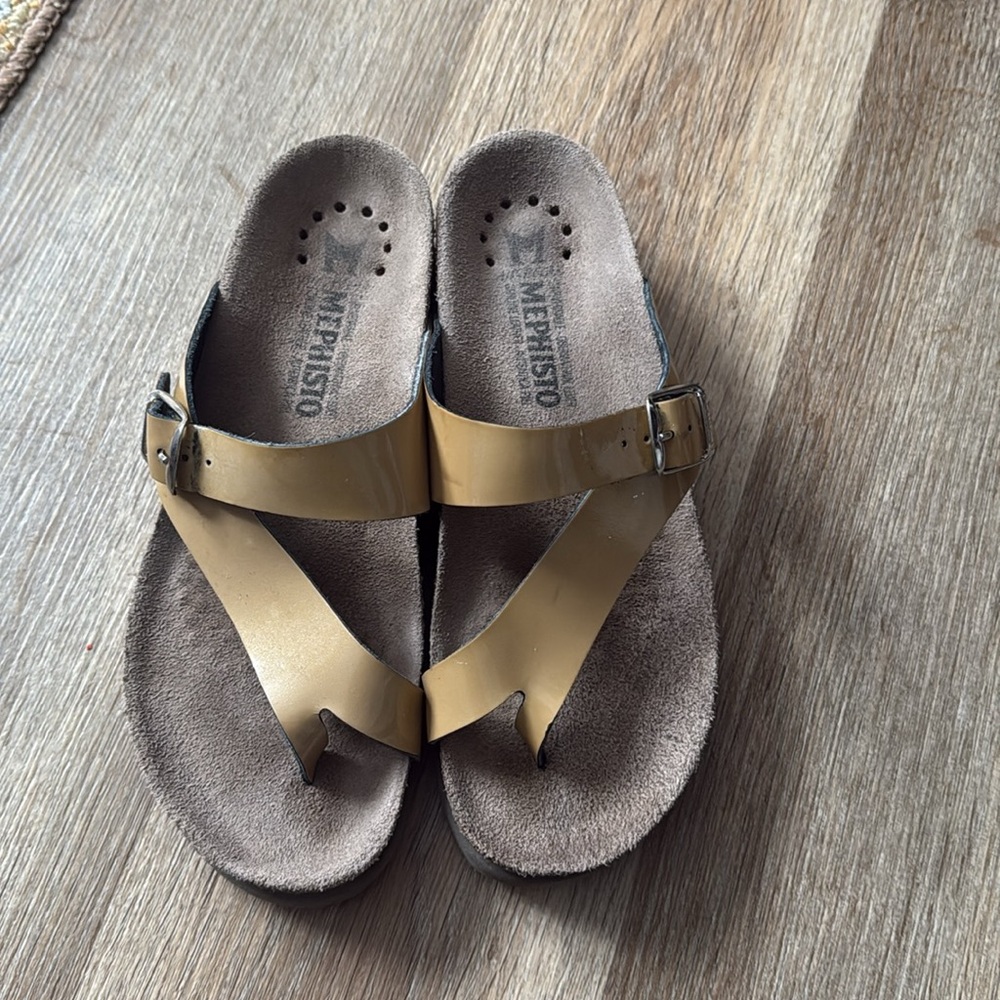 Mephisto Tan Sandals